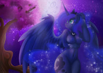 FallenInTheDark My_Little_Pony_Friendship_Is_Magic Princess_Luna // 1600x1134 // 234.4KB // jpg