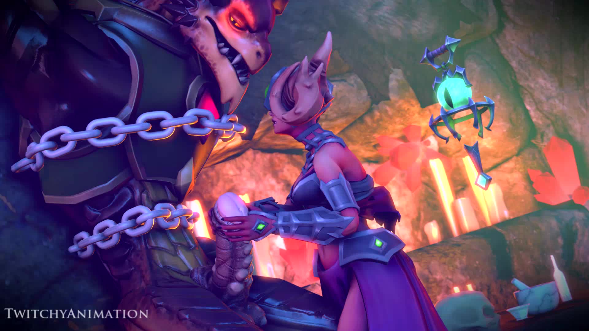 3D Animated Drogoz Paladins Seris twitchyanimation // 1920x1080 // 11.0MB // mp4