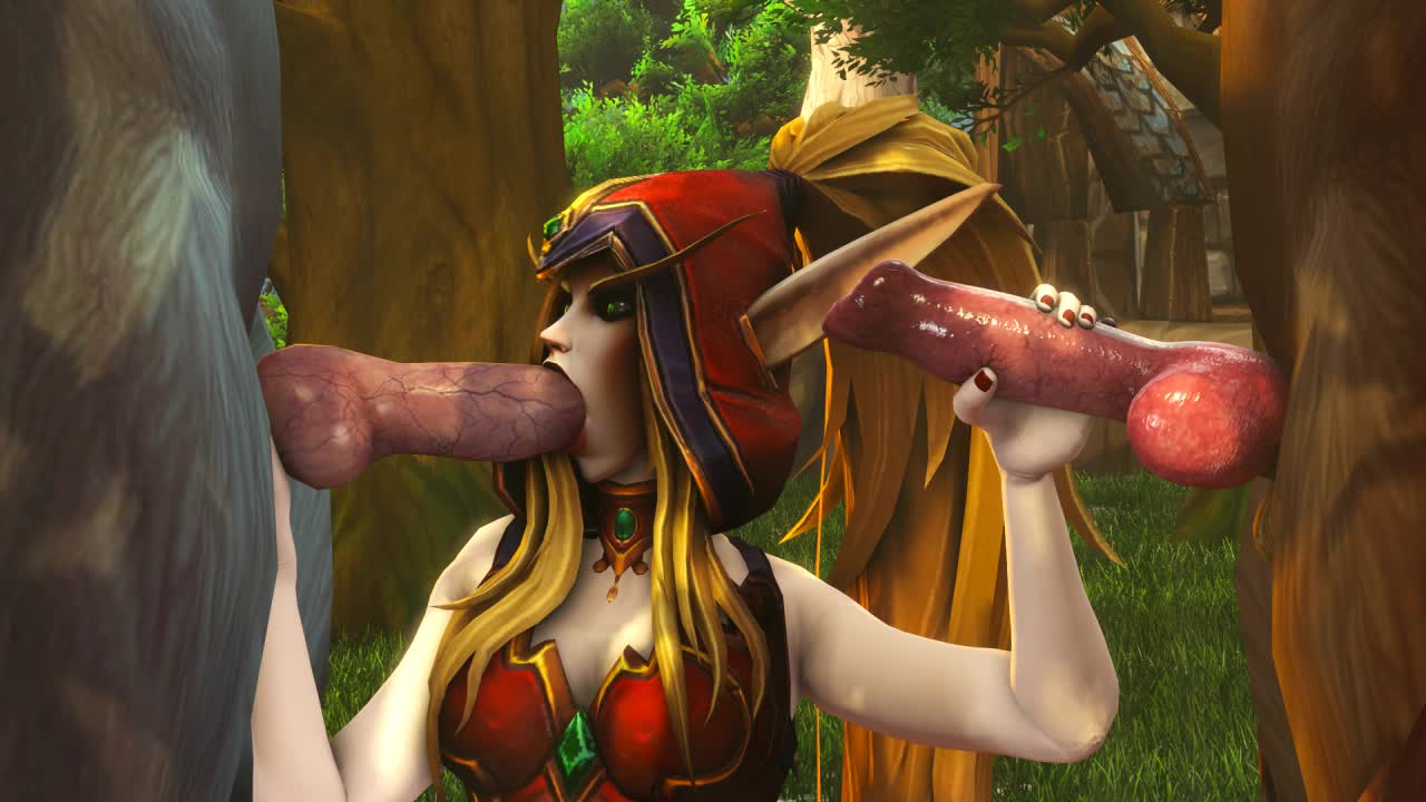 3D Animated Blood_Elf Source_Filmmaker Valeera_Sanguinar World_of_Warcraft tin-sfm // 1280x720 // 1.4MB // webm