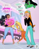 Danny_Phantom Desiree Jazz_Fenton Paulina_Sanchez Star_(character) issue_69 // 1132x1408 // 2.8MB // png