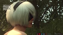 3D Android_2B Animated Blender Nier Nier_Automata Sound forceballfx // 1280x720 // 33.9MB // webm