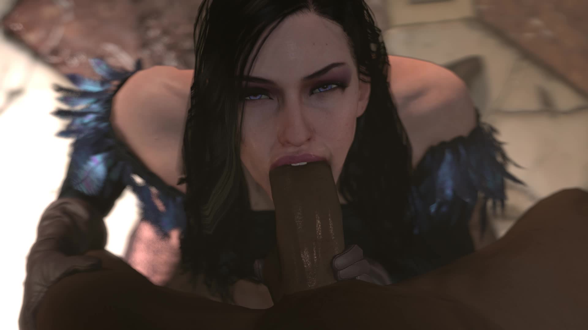 3D Animated Source_Filmmaker The_Witcher The_Witcher_3:_Wild_Hunt Yennefer spok // 1920x1080 // 6.8MB // webm