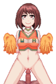 Animated My_Hero_Academia Ochako_Uraraka TheTz // 160x238 // 586.9KB // gif