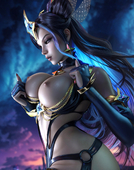 3D League_of_Legends Syndra sevenbees // 1500x1909 // 390.6KB // jpg