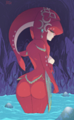 Mipha The_Legend_of_Zelda The_Legend_of_Zelda_Breath_of_the_Wild // 989x1600 // 883.0KB // png
