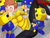 Kattelox_TV_Reporter Kibazoku Megaman_Legends Servbot // 1024x768 // 616.7KB // png