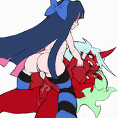 Kneesocks Panty_and_Stocking_with_Garterbelt Scanty Stocking // 1000x1000 // 195.3KB // jpg