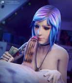 3D Animated Blender Chloe_Price Fjaye Life_is_Strange Sound // 1120x1280, 16.7s // 9.8MB // webm