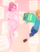 3D Adventure_Time Mike_Inel Princess_Bubblegum // 850x1100 // 302.6KB // jpg