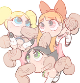 Blossom Bubbles Buttercup ManiacPaint Powerpuff_Girls // 1465x1526 // 420.2KB // jpg