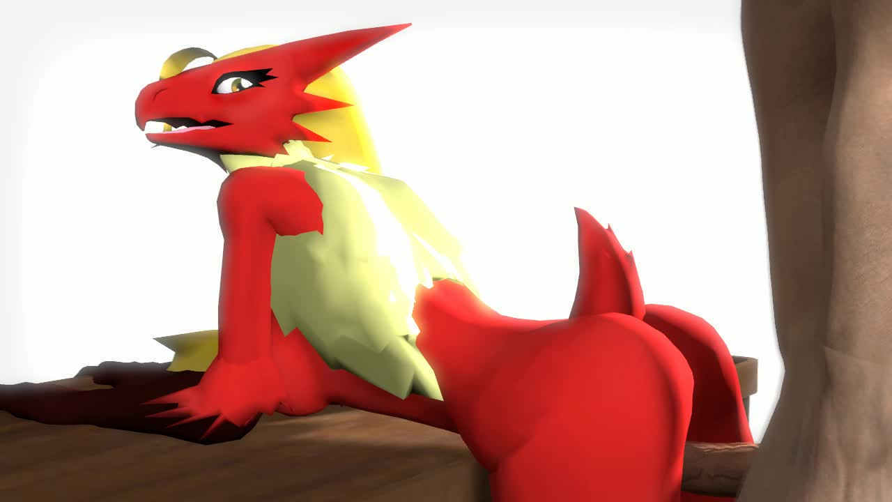 3D Animated Blaziken_(Pokémon) Pokemon Sound Source_Filmmaker peterlanktonsfm // 1280x720 // 3.6MB // webm