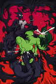 Andrea_Benton Avengers Mania Marvel_Comics She-Hulk_(Jennifer_Walters) Sparrow Venom // 999x1485 // 659.4KB // jpg