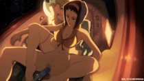 Animated Cowboy_Bebop Faye_Valentine Judy SaltyIceCream // 960x540 // 1.7MB // gif