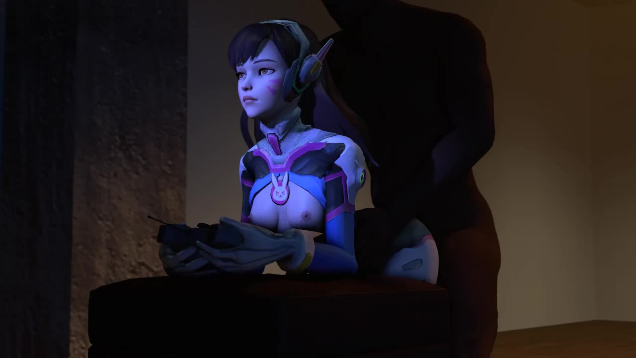 3D Animated D.Va Overwatch Source_Filmmaker zedsfm // 1280x720 // 376.0KB // webm