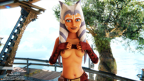 3D Ahsoka_Tano Clone_Wars Star_Wars Star_Wars:_The_Clone_Wars TheArti3D Togruta // 1920x1080 // 3.1MB // png