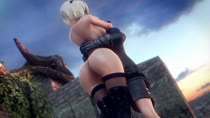 3D Android_2B Android_9S Animated Nier Nier_Automata Sound noname55 // 1280x720 // 7.5MB // webm