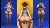 3D Animated Blender Chun-Li JojoMingles Sound Street_Fighter // 1280x720, 18s // 2.7MB // mp4