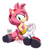 Adventures_of_Sonic_the_Hedgehog Amy_Rose coolblue // 886x1003 // 227.2KB // png