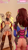 3D Blender D.Va Mercy Overwatch strapy // 720x1280 // 161.6KB // jpg