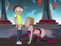 Animated Beth_Smith Morty_Smith Rick_and_Morty Sfan Sound // 1600x1200, 49s // 24.4MB // mp4