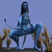 Avatar_(Film) Na'vi Neytiri // 3072x3072 // 2.8MB // jpg