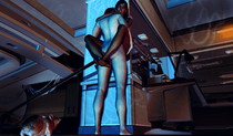 3D Commander_Shepard Femshep Mass_Effect Samantha_Traynor fishbone76 // 3323x1942 // 5.3MB // png