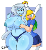 Adventure_Time Detxnox Fionna_the_Human_Girl Ice_Queen // 2143x2346 // 683.2KB // png
