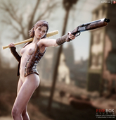 3D Blender Cait Fallout_4 fireboxstudio // 2788x2880 // 1.9MB // jpg