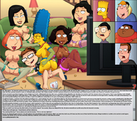 American_Dad Bonnie_Swanson Crossover Donna_Tubbs-Brown Family_Guy Hiko_Yoshida Lois_Griffin Marge_Simpson Steve_Smith The_Cleveland_Show The_Simpsons slappyfrog // 910x800 // 647.3KB // jpg