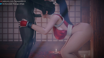 3D Animated Blender King_of_Fighters Mai_Shiranui Sound bouquetman // 1280x720, 36s // 19.6MB // webm