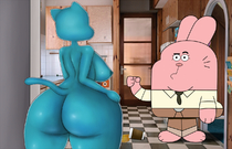 Nicole_Watterson RedBenjamin Richard_Watterson The_Amazing_World_of_Gumball // 1260x812 // 745.3KB // jpg