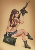 Black_Lagoon John_Doe_(artist) Revy // 2480x3508 // 3.5MB // png