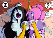 Adventure_Time Garabatoz Marceline_the_Vampire_Queen Princess_Bubblegum // 1052x744 // 218.9KB // jpg