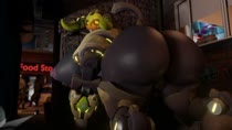 3D Animated Orisa Overwatch Snips456Fur Sound // 1920x1080 // 4.3MB // mp4