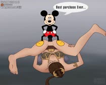Animated Disney_(series) Mickey_Mouse Mickey_Mouse_(Series) Princess_Leia_Organa Sijix Star_Wars // 2200x2000 // 724.9KB // webm