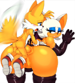 Adventures_of_Sonic_the_Hedgehog Miles_Prower_(Tails) Rouge_The_Bat matospectoru // 910x1005 // 666.1KB // png