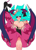 Darkstalkers Morrigan_Aensland shybabs // 1400x1951 // 1.2MB // png