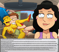 American_Dad Bonnie_Swanson Crossover Family_Guy Marge_Simpson Steve_Smith The_Simpsons slappyfrog // 910x800 // 550.1KB // jpg