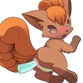 Animated Pokemon Vulpix_(Pokémon) // 600x600 // 1.4MB // gif