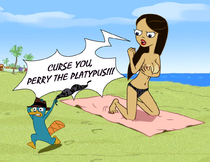 Lenc Perry_the_Platypus Phineas_and_Ferb Vanessa_Doofenshmirtz // 1100x850 // 505.1KB // jpg