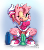 Adventures_of_Sonic_the_Hedgehog Amy_Rose coolblue // 1022x1154 // 899.1KB // png