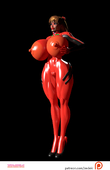 3D Asuka_Langley_Soryu Blender Neon_Genesis_Evangelion Zedeki // 900x1392 // 305.1KB // jpg