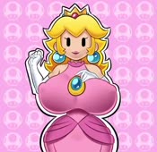 Animated Paper_Mario Princess_Peach squidapple // 744x720 // 63.8KB // mp4