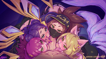 Ahri Akali Evelynn KDA Kai'Sa League_of_Legends // 800x450 // 192.5KB // jpg