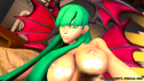 Darkstalkers Mercy Morrigan_Aensland Mr_Safety Overwatch Source_Filmmaker impregnation // 1280x720 // 947.6KB // png