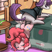 Maud_Pie My_Little_Pony_Friendship_Is_Magic Pinkie_Pie lumineko // 750x750 // 603.9KB // png