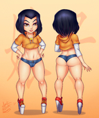 CaptainJerkpants Jackie_Chan_Adventures Jade_Chan // 2531x3000 // 6.9MB // jpg