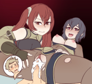 Dynamo-X Fire_Emblem Morgan_(Fire_Emblem) Severa // 1280x1165 // 737.7KB // png