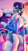 3D Blender D.Va Daintydjinn Overwatch // 1080x1920 // 761.7KB // jpg