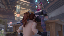 3D Blender Brigitte_Lindholm D.Va Overwatch mrbonessfm // 1920x1080 // 1.5MB // png